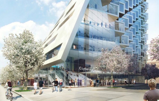 BIG Architects NYC, West 57 Street pyramid, apartment pyramid NYC, Durst Fetner, NYC affordable housing, NYC 80/20 program, W57 building NYC