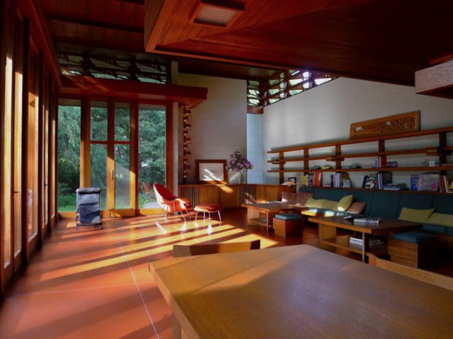 green design, eco design, sustainable design, Bachman Wilson House, Frank Lloyd Wright, millstone frank lloyd wright, cantilever balcony, Sharon Lawrence Tarantino, Fiesole, Paolo Bulletti