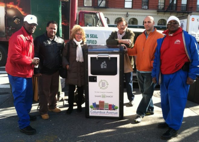 New York City, Upper West Side, New York, Trash, Solar Power, Trash can, BigBelly Solar, compacting,