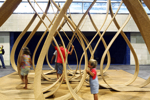 Caterina Tiazzoldi, Eduardo Benamor Duarte, orion pinch, green design, sustainable design, risd biennial, cork, green materials, sustainable materials, Rhode Island School of Design, eco art, sustainable