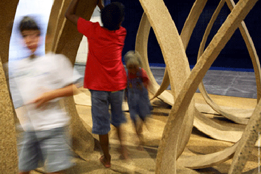 Caterina Tiazzoldi, Eduardo Benamor Duarte, orion pinch, green design, sustainable design, risd biennial, cork, green materials, sustainable materials, Rhode Island School of Design, eco art, sustainable