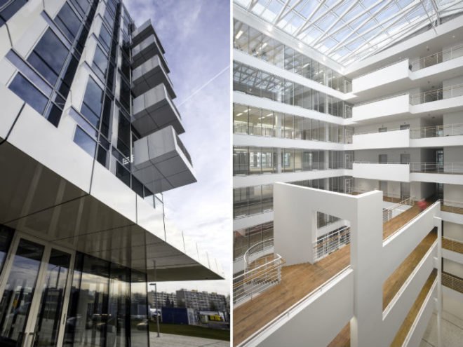 City Green Court, Richard Meier and Partners, prague, czech republic, leed platinum, eco office