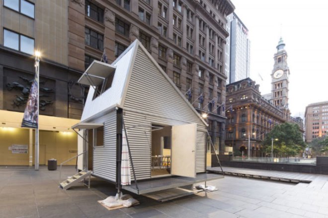 Emergency Shelter, Carter Williamson, flat packed shelter, disaster relief, sydney, australia, prefab shelter