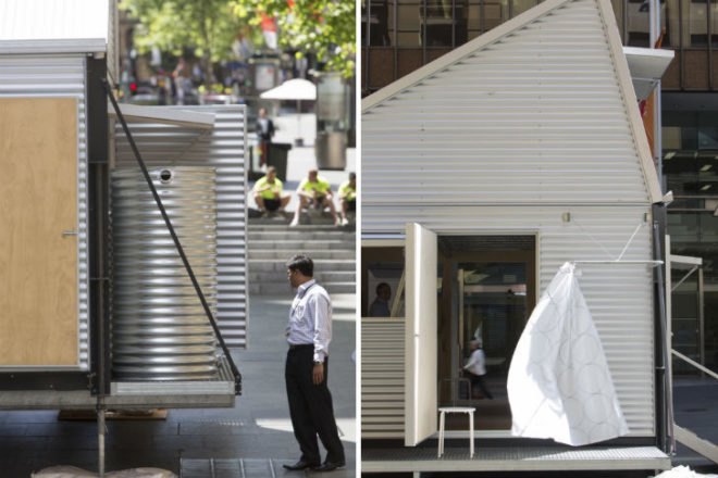 Emergency Shelter, Carter Williamson, flat packed shelter, disaster relief, sydney, australia, prefab shelter