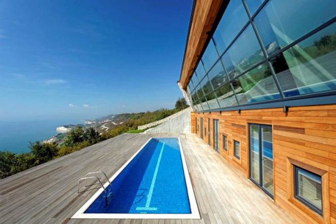 Equinox Passive House, Ignatov Architects, passive house, bulgaria, eco home, solar equinox passive home, green roof,