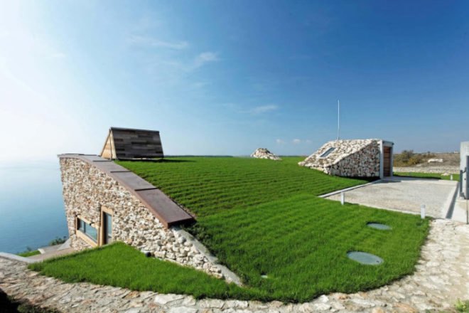 Equinox Passive House, Ignatov Architects, passive house, bulgaria, eco home, solar equinox passive home, green roof,