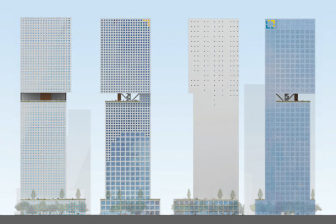 Essence Financial Tower, OMA, shenzen, eco tower, high performance facade, green architecture, china