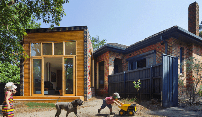 solar power, green design, sustainable design, green design, eco-design, brick, dowdy old bricks, red brick, reuse materials, recycling, recycled materials, thermal massing, Forever House, WoodWoodWard Architecture, skylights, daylighting