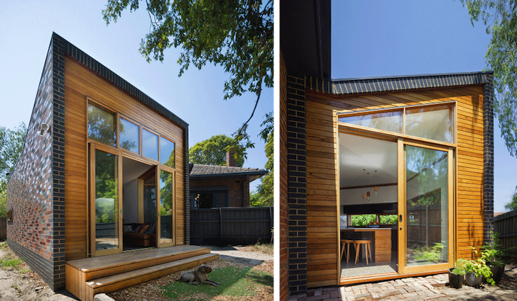 solar power, green design, sustainable design, green design, eco-design, brick, dowdy old bricks, red brick, reuse materials, recycling, recycled materials, thermal massing, Forever House, WoodWoodWard Architecture, skylights, daylighting