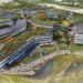 Bay View, Mountain View, California, Google, Googleplex, headquarters, radiant floor heating, daylighting, creative collaboration, green design, sustainable design, eco-design, corporate, energy efficiency, new build, NBBJ,