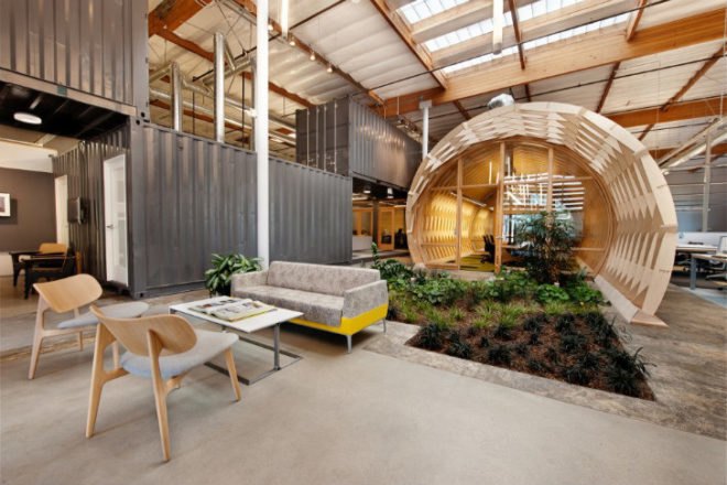 Hayden Place, Cuningham Group, eco office, green office, culver city, rethink development,