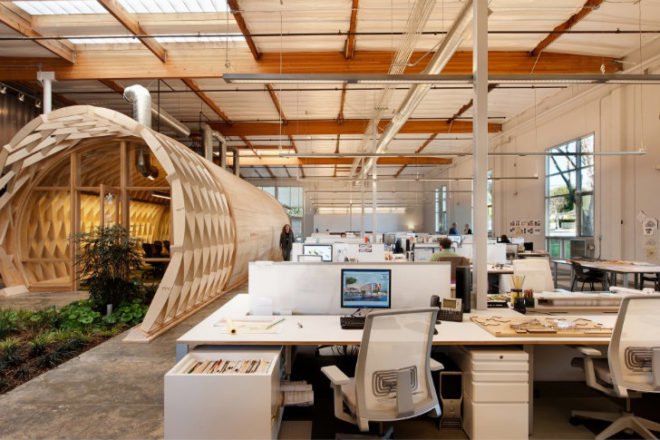 Hayden Place, Cuningham Group, eco office, green office, culver city, rethink development,