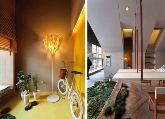 Nidolab Arquitectura, moss carpet, Argentina, Buenos Aires, home office, tiny office, design, green design, sustainable design, eco-design, daylighting, skylights, minimalist design, argentina