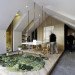 Nidolab Arquitectura, moss carpet, Argentina, Buenos Aires, home office, tiny office, design, green design, sustainable design, eco-design, daylighting, skylights, minimalist design, argentina