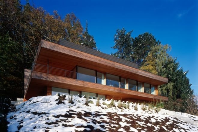 House Heilbronn, KM Architektur, timber home, energy efficient home, eco home, green home, germany