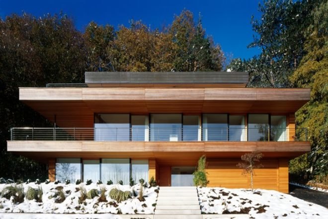 House Heilbronn, KM Architektur, timber home, energy efficient home, eco home, green home, germany