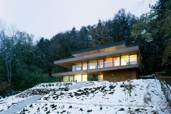 House Heilbronn, KM Architektur, timber home, energy efficient home, eco home, green home, germany