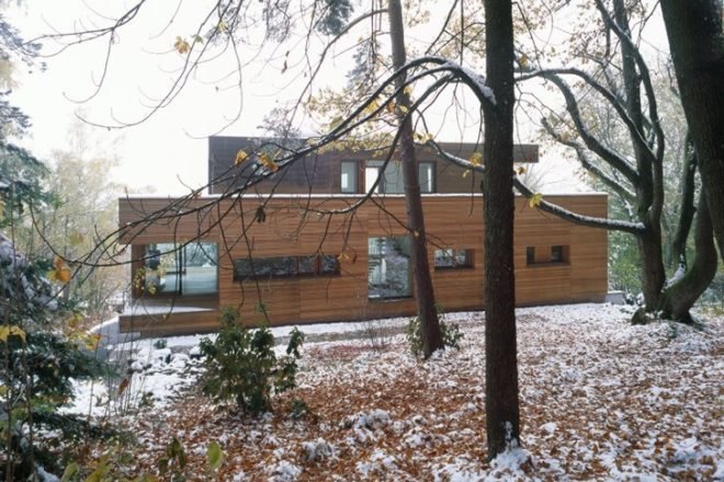 House Heilbronn, KM Architektur, timber home, energy efficient home, eco home, green home, germany
