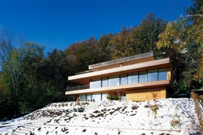 House Heilbronn, KM Architektur, timber home, energy efficient home, eco home, green home, germany