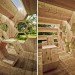 K-Abeilles Hotel for Bees, AtelierD, bee hotel, honeycomb pavilion, pavilion, bee hive, muttersholtz archi festival