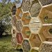 K-Abeilles Hotel for Bees, AtelierD, bee hotel, honeycomb pavilion, pavilion, bee hive, muttersholtz archi festival