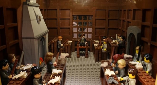 LEGO Hogwarts, Harry Potter Hogwarts LEGO replica, Alice Finch LEGO sculptures, Harry Potter LEGO sets, LEGO sculptures, BrickCon 2012, BrickCon Exhibition, Harry Potter studio, LEGO ART, house of LEGOs