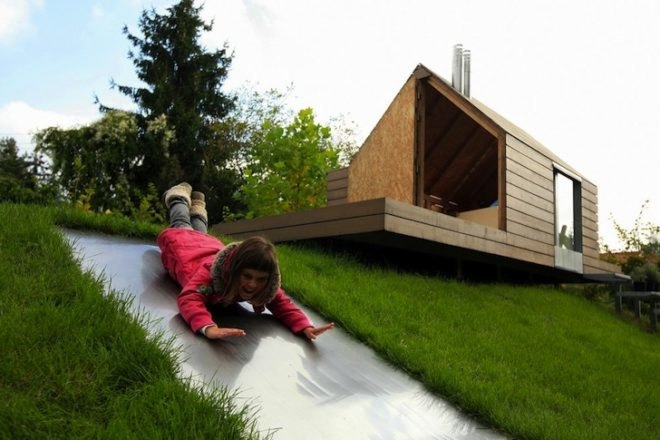 tiny house, treehouse, Herzog & de Meuron, Ultra Architects, Maja's House, Poland, small houses, green design, sustainable design, eco-design, Rudin House, eco home, tiny home for kids