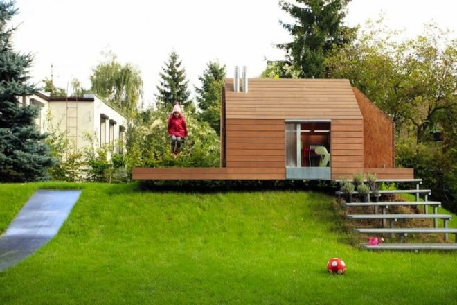 tiny house, treehouse, Herzog & de Meuron, Ultra Architects, Maja's House, Poland, small houses, green design, sustainable design, eco-design, Rudin House, eco home, tiny home for kids