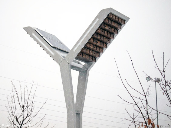 Menthol Architects, Tower for Swifts, bird house, swifts, sustainable design, green design, green building, sustainable building, green architecture, architecture for animals, poland