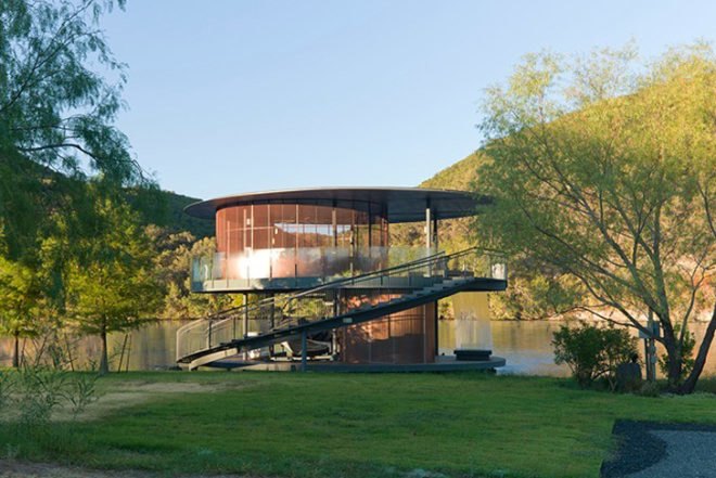 Oshatz Architects, Shore Vista Boat Dock, cascade, Texas, lake, glazed, elliptical, Architecture, Daylighting, Water Issues