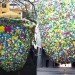 Rome, MACRO, Cameroon, Pascale Marthine Tayou, Plastic Bags, Secret Garden, recycled materials, green design, social critique, art, eco art, sustainable design, eco-design, Rome, Italy, contemporary art, Sistine Chapel, Michelangelo, Industrial revolution, pollution, plastic pollution, capitalism, globalization