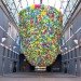 Rome, MACRO, Cameroon, Pascale Marthine Tayou, Plastic Bags, Secret Garden, recycled materials, green design, social critique, art, eco art, sustainable design, eco-design, Rome, Italy, contemporary art, Sistine Chapel, Michelangelo, Industrial revolution, pollution, plastic pollution, capitalism, globalization