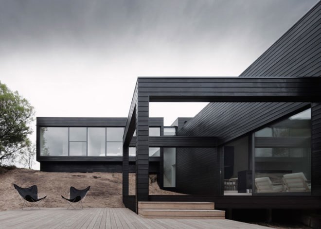 Studio Four, Ridge Road Residence, Melbourne, Australia, Blackened Timber, residence, sustainable, rural, daylight, renewable, insulation, water storage, low flow fixtures, low VOC, natural ventilation