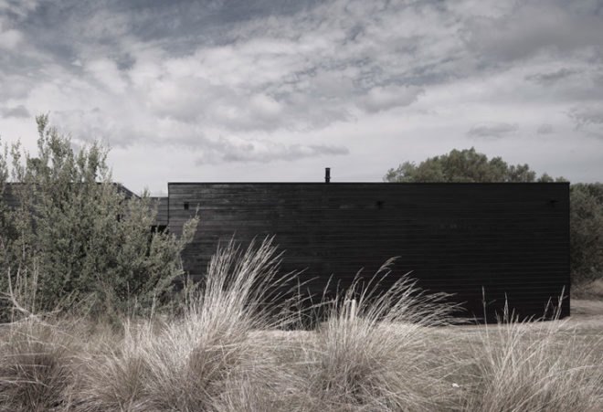 Studio Four, Ridge Road Residence, Melbourne, Australia, Blackened Timber, residence, sustainable, rural, daylight, renewable, insulation, water storage, low flow fixtures, low VOC, natural ventilation