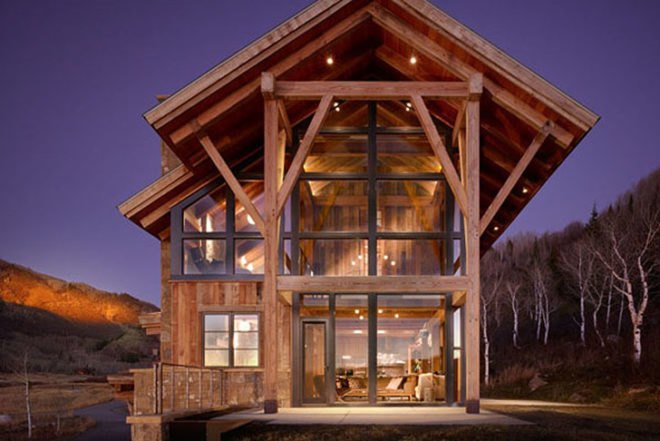 Gerber Berend Design, Robert Hawkins Architects, Reed Residence, Zero-Energy, reclaimed wood, geothermal heat pump, solar panels, solar thermal energy, Architecture, energy efficiency, Zero energy, Solar Power, Recycled Materials,