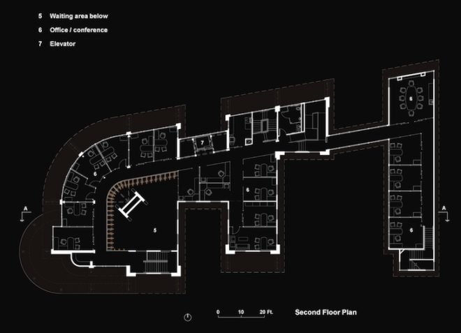natural materials, green design, sustainable design, eco-design, Jackson, Plan One Architects, Rocky Mountain National Banks, energy efficiency, daylighting, insulation, passive solar, daylighting, indigenous landscape, usa, wyoming, green bank