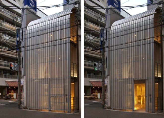 Endo Shuhei, Rooftecture OT2, OSB, oriented strand board, sustainable timber, natural ventilation, sustainable design, green design, Japan, Osaka, industrial-chic, skylights, urban design, urban density