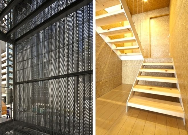 Endo Shuhei, Rooftecture OT2, OSB, oriented strand board, sustainable timber, natural ventilation, sustainable design, green design, Japan, Osaka, industrial-chic, skylights, urban design, urban density