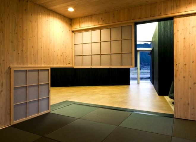 daylighting, charred timber, Endo Shuhei, Rooftecture HH, Japanese design, minimalist design, modern homes, green design, sustainable design, Japan, Shisho City