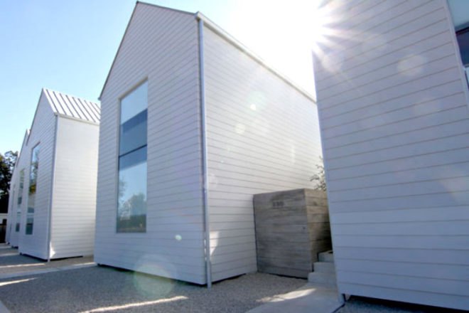 Row on 25th, Shade House Development, houston, row house, daylighting, eco home, green home, sustainable home
