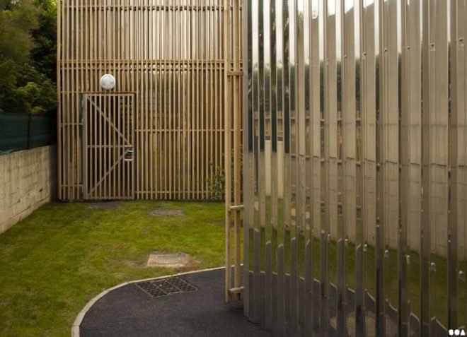 Les Coccinelles Nursery, Saint Gratien, France, prefab design, chestnut wood, green design, energy efficiency, sustainable design, eco-design, education, nursery school, solar gain