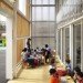 Les Coccinelles Nursery, Saint Gratien, France, prefab design, chestnut wood, green design, energy efficiency, sustainable design, eco-design, education, nursery school, solar gain