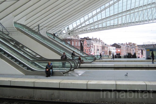 Santiago Calatrava, Liège-Guillemins Train Station, tgv rail station, Belgium, Liège, high-speed rail, high speed rail station, high speed rail, calatrava, Architecture, Air quality, Green Lighting, Daylighting,
