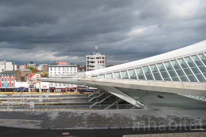 Santiago Calatrava, Liège-Guillemins Train Station, tgv rail station, Belgium, Liège, high-speed rail, high speed rail station, high speed rail, calatrava, Architecture, Air quality, Green Lighting, Daylighting,