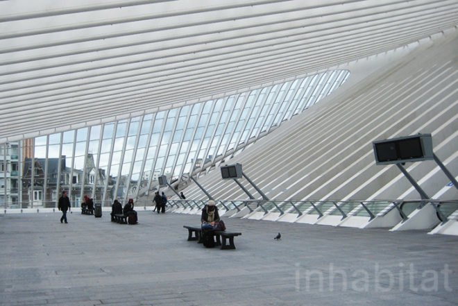 Santiago Calatrava, Liège-Guillemins Train Station, tgv rail station, Belgium, Liège, high-speed rail, high speed rail station, high speed rail, calatrava, Architecture, Air quality, Green Lighting, Daylighting,