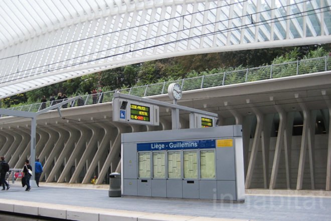 Santiago Calatrava, Liège-Guillemins Train Station, tgv rail station, Belgium, Liège, high-speed rail, high speed rail station, high speed rail, calatrava, Architecture, Air quality, Green Lighting, Daylighting,