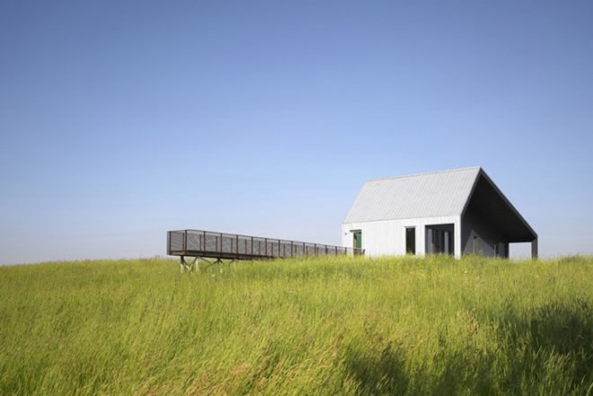 Studio Moffitt, Limekiln Line, Off-Grid, Agricultural Home, ontario, canada, energy efficient, passive house, deck, Architecture, energy efficiency