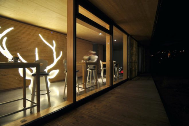 Talstation Baiersbronn, Partner und Partner, eco travel, bistro, rental shop, energy efficient design, germany