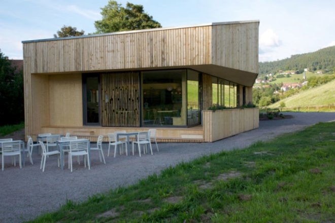 Talstation Baiersbronn, Partner und Partner, eco travel, bistro, rental shop, energy efficient design, germany