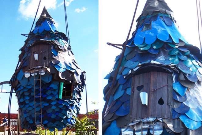 Time Circus, Welvaert, Antwerp, floating garden, vegetable garden, MAS Museum, Botanical, Eco Travel, Treehouses, Recycling / Compost, Green renovation, Gardening, Floating Houses,